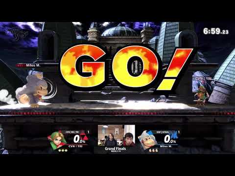 CVN | TRI (Young Link, Link) vs. EMP | SPIRAL (Donkey Kong, Greninja) - Grand Finals - OSUW#4