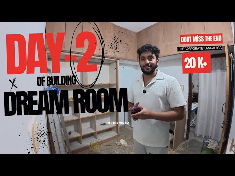 “DAY 2 : Building My Dream Room in Karnataka | Full Room Transformation Begins!”