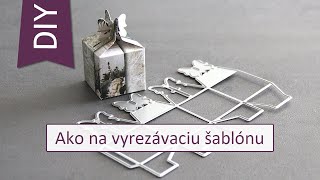 Vyrezávacia šablóna Krabička 96x150x0.9mm, 1 ks