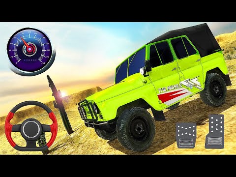 Offroad 4x4 Prado Desert Drive Simulator - Steering Wheel SUV Vehicle Driver Games Android GamePlay