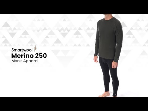 Термокофта мужская Smartwool Men's Merino 250 Baselayer Crew Boxed, Winter Moss Heather, S (46) - фото 1 - id-p1760616221