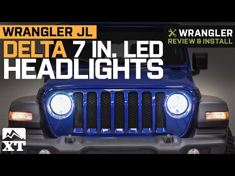 Jeep Wrangler JL Delta 7 in. LED Headlights Review & Install