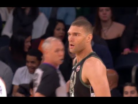 Brook Lopez Highlights vs Knicks RS19G22 - 13 Pts, 9 Rebs (01.12.18)