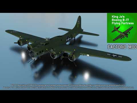 Factorio Mod | 𝐁-𝟏𝟕 𝐅𝐥𝐲𝐢𝐧𝐠 𝐅𝐨𝐫𝐭𝐫𝐞𝐬𝐬 and 𝐉𝐮 𝟖𝟕 𝐒𝐭𝐮𝐤𝐚