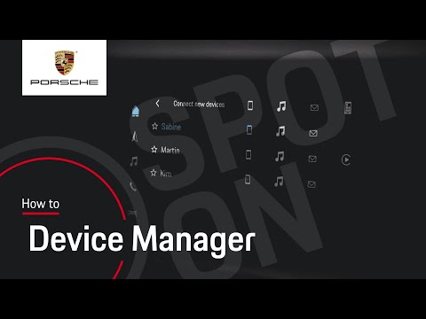 How to use the Porsche Device Manager | Tutorial | Spot On