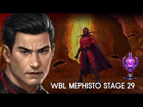 WBL Mephisto Stage 29 Gameplay with Shang Chi | CTP Rage | 19% Pierce | Marvel Future Fight