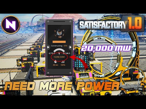Expensive Spaghetti! 20,000 MW To Make NUCLEAR PASTA | 12 |  Satisfactory 1.0 | Lets Play