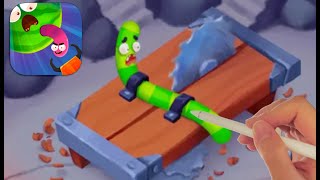 Let's Play Worm Out - Help Fruit Friends Pull Out Worms - Fun Puzzle Game