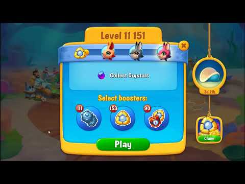 FISHDOM: 🐠🐬🦈 💥💥 Level 11141 ~ 11156 💥💥 🐠🐬🦈 Introducing new element "CRYSTAL"