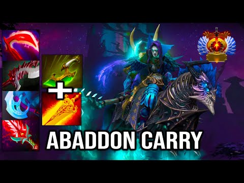 NOTHING CAN STOP THIS MAN [ Abaddon ] INTENSE CARRY BUILD - DOTA 2 GAMEPLAY