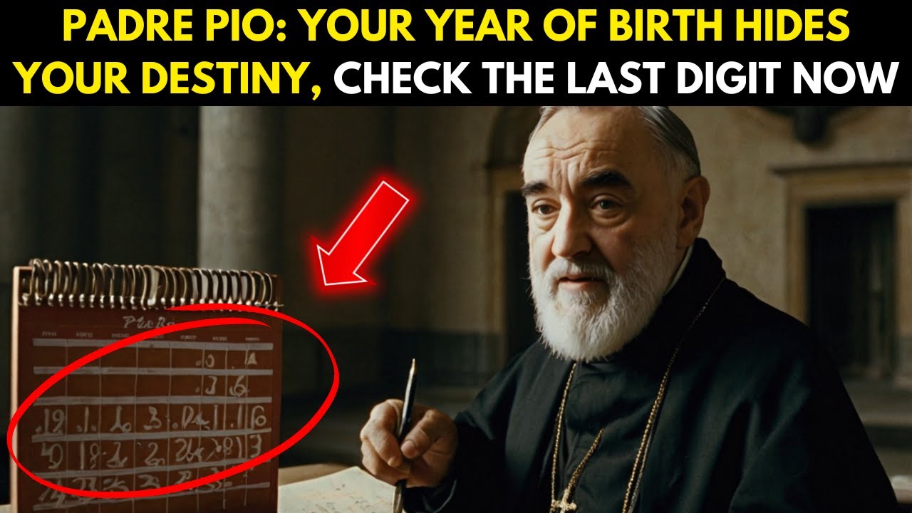 PADRE PIO : DISCOVER THE SURPRISING MEANING OF THE LAST DIGIT OF YOUR BIRTH YEAR