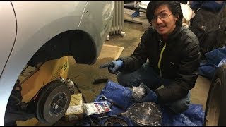How To Remove & Replace Rear Brake Shoes & Drums On Toyota | Prius Gen II Yaris Matrix Corolla Camry