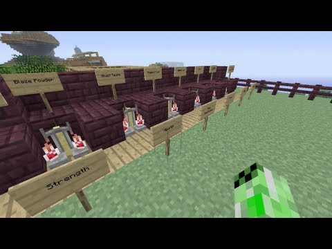 Minecraft Xbox 360 | Brewing Stand Potions | Basic Tutorial