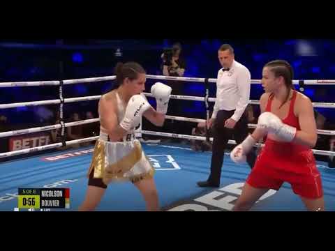 skye nicolson vs gabriela bouvier fight highlights HD boxing