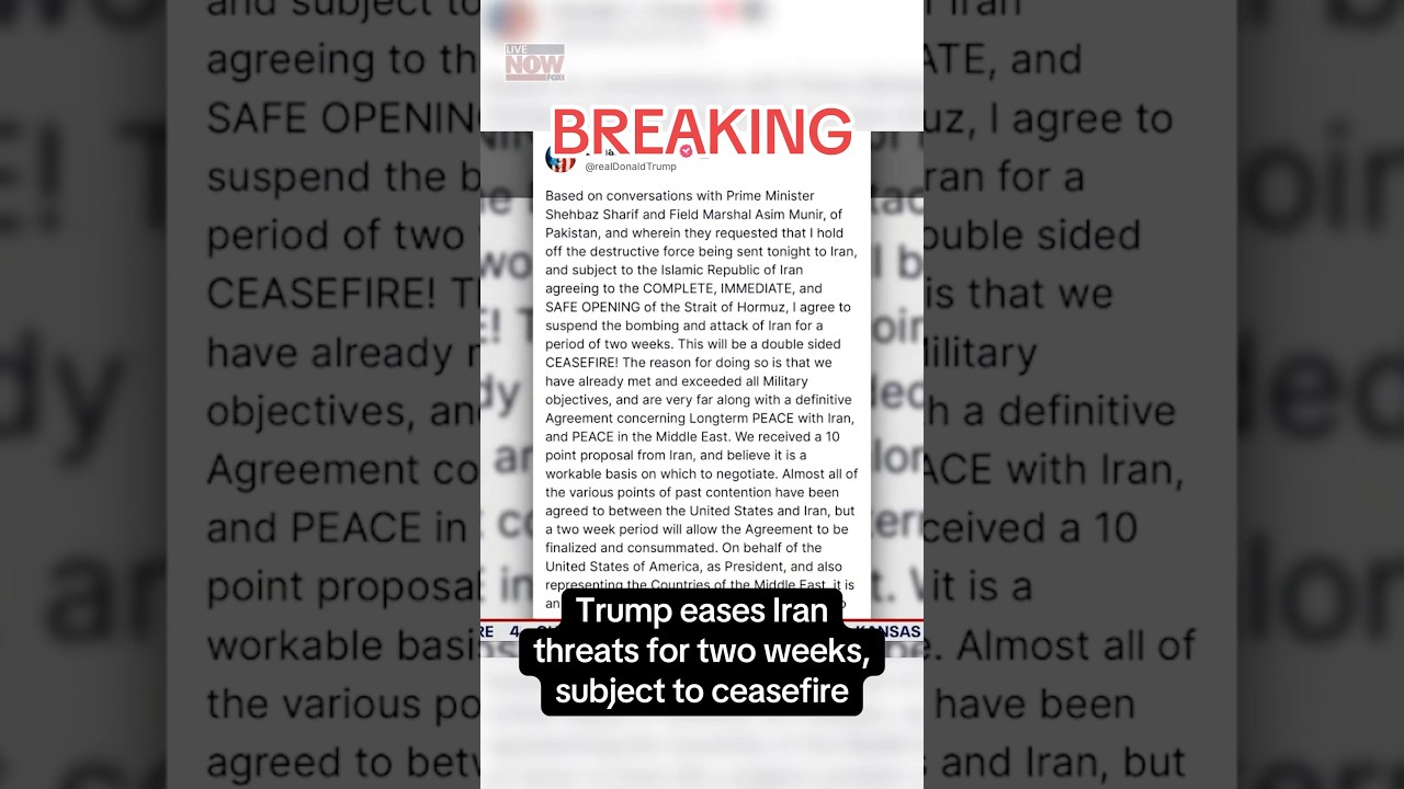 Trump eases Iran attacks