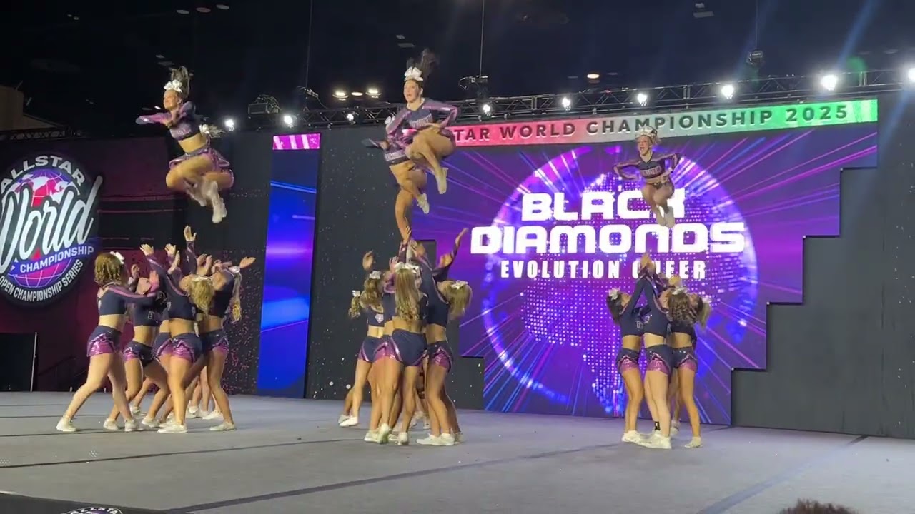 Evolution Cheer Black Diamonds at All Star Worlds day 2!
