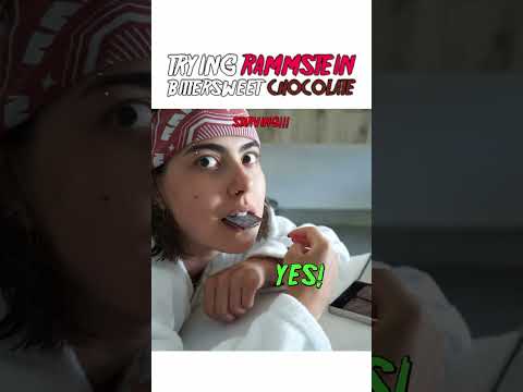 Rammstein Chocolate: Is it any Good?🍫 #shorts