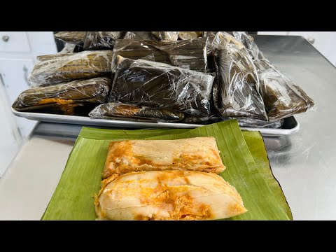 Como hacer Tamales de pollo salvadoreños para principiantes