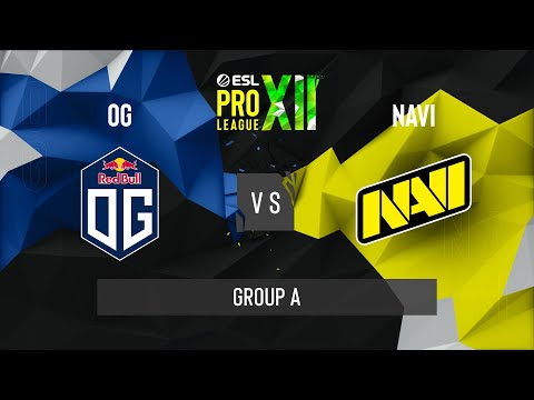CS:GO - Natus Vincere vs. OG [Overpass] Map 2 - ESL Pro League Season 12 - Group A - EU