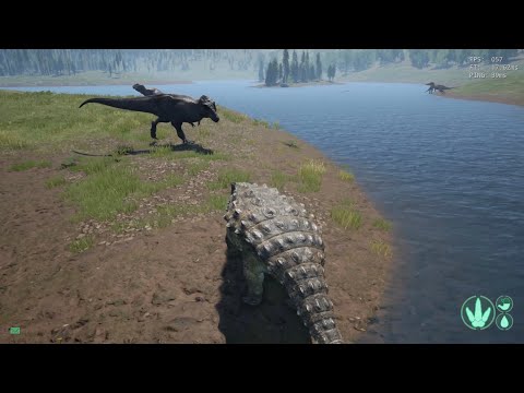 The isle legacy - Difficult life of an ankylosaurus.