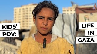 Interviews with Palestinian children in Gaza City: 'We can’t find anything to eat’ | CBC Kids News