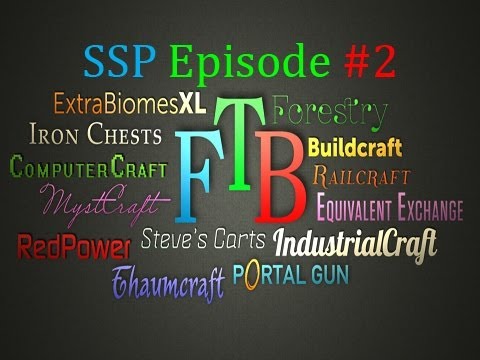 Feed The Beast Modpack - S1E2 - The mountain of Mods