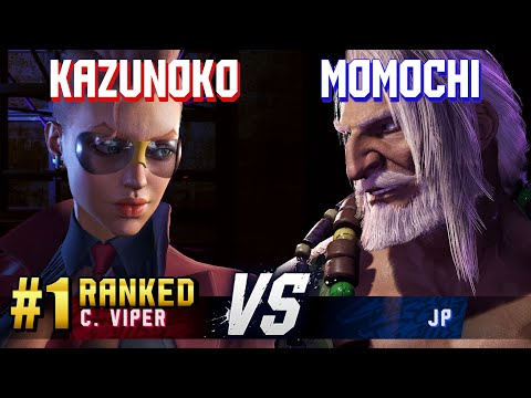 SF6 ▰ KAZUNOKO (#1 Ranked C.Viper) vs MOMOCHI (JP) ▰ High Level Gameplay