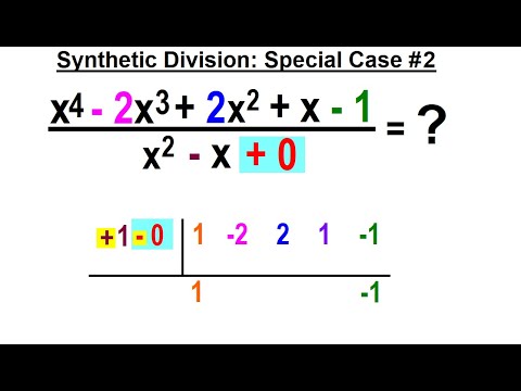 Algebra Ch 50 Synthetic Division 1 of 16 What is Synthetic Division