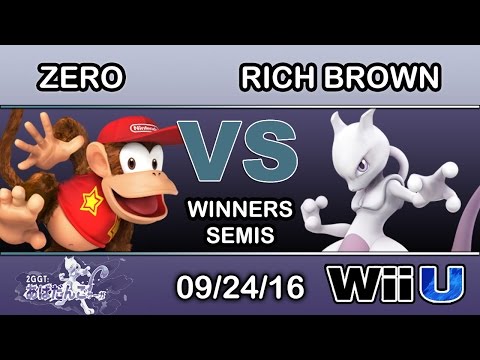 2GGT: Abadango Saga - TSM | ZeRo (Diddy Kong) Vs. Rich Brown (Mewtwo) Winners Semis - Smash Wii U