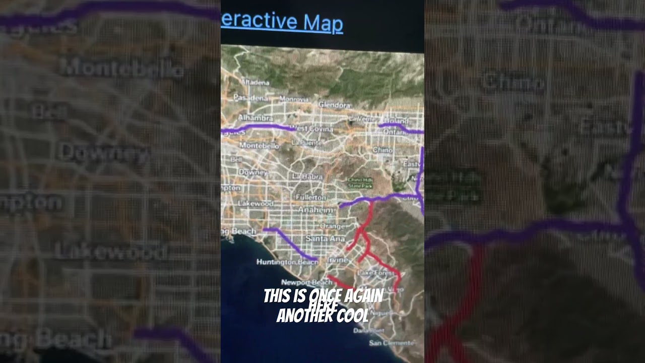 Map of US toll roads.