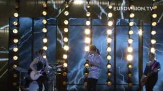 Sinead Mulvey &amp; Black Daisy's first rehearsal (impression) at the 2009 Eurovision Song Contest