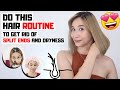 PAANO MAWALA ANG SPLIT ENDS AT DRY HAIR? | DAMAGE AND SPLIT ENDS HAIR ROUTINE  | Lolly Isabel