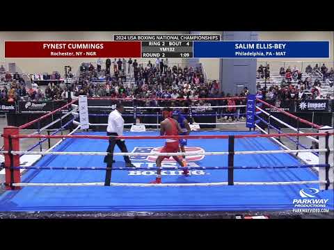 USAB 24 NC 1219PM Ring 2 Bout 4 Fynest Cummings Salim Ellis Bey YM132