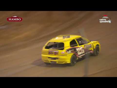 SEP23 JrSH2 at TWW Cairns Speedway Junior Sedans Heat 2