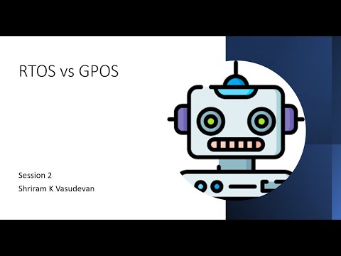 1 RTOS What is RTOS What is GPOS What is Real Time Introductory Discussion