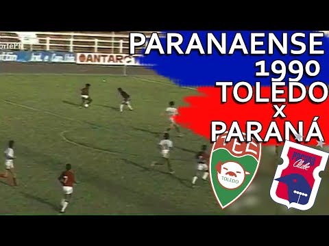 Gols Toledo 0 x 3 Paraná Clube - Paranaense 1990 (04/03/1990)