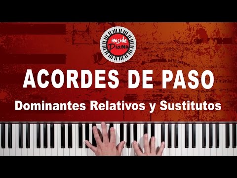 Acordes de Paso Dominantes de Piano en las Progresiones Armónicas.