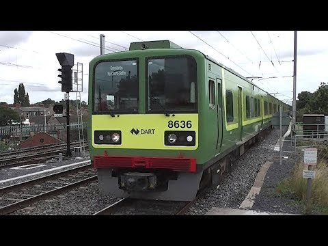 Irish Rail 8520 and 8300 Class Dart Trains - Clontarf Road, Dublin