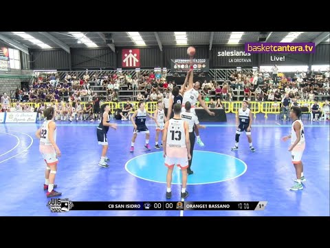U16M. CB SAN ISIDRO vs ORANGE1 BASSANO. Torneo Internacional U16M "Ciudad de La Orotava" 2022
