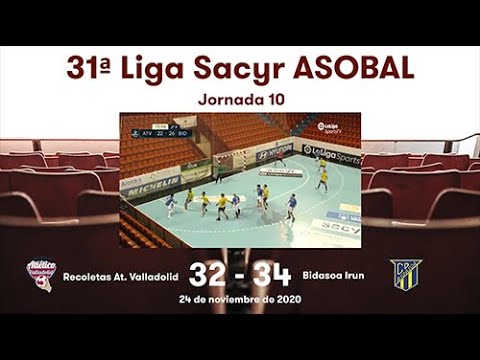 31ª Liga Sacyr ASOBAL J10: Recoletas At. Valladolid - Bidasoa Irun 32-34