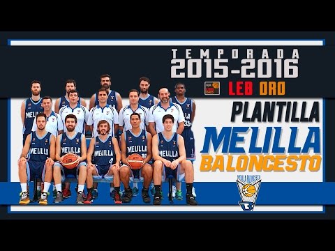 Plantilla Club Melilla Baloncesto 2015.16