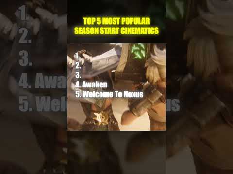 TOP 5 Most Popular Season Start Cinematics | League of Legends