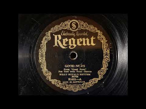 GOOD NEWS - LOU GOLD'S ORCHESTRA - Vocal by Scrappy Lambert -1920s Dime Store Dance Music Series!