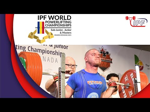 Men SJr/Jr, 105 kg - World Sub-Junior, Junior & Masters Equipped Powerlifting Championships 2021