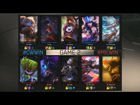 MIL vs CW Highlights Game 2 - Millenium vs Copenhagen Wolves - 2016 EU Challenger Spring Semifinal 2