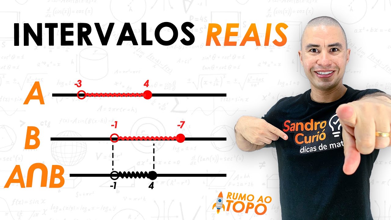 FÁCIL e RÁPIDO | INTERVALOS REAIS | UNIÃO | INTERSEÇÃO e DIFERENÇA