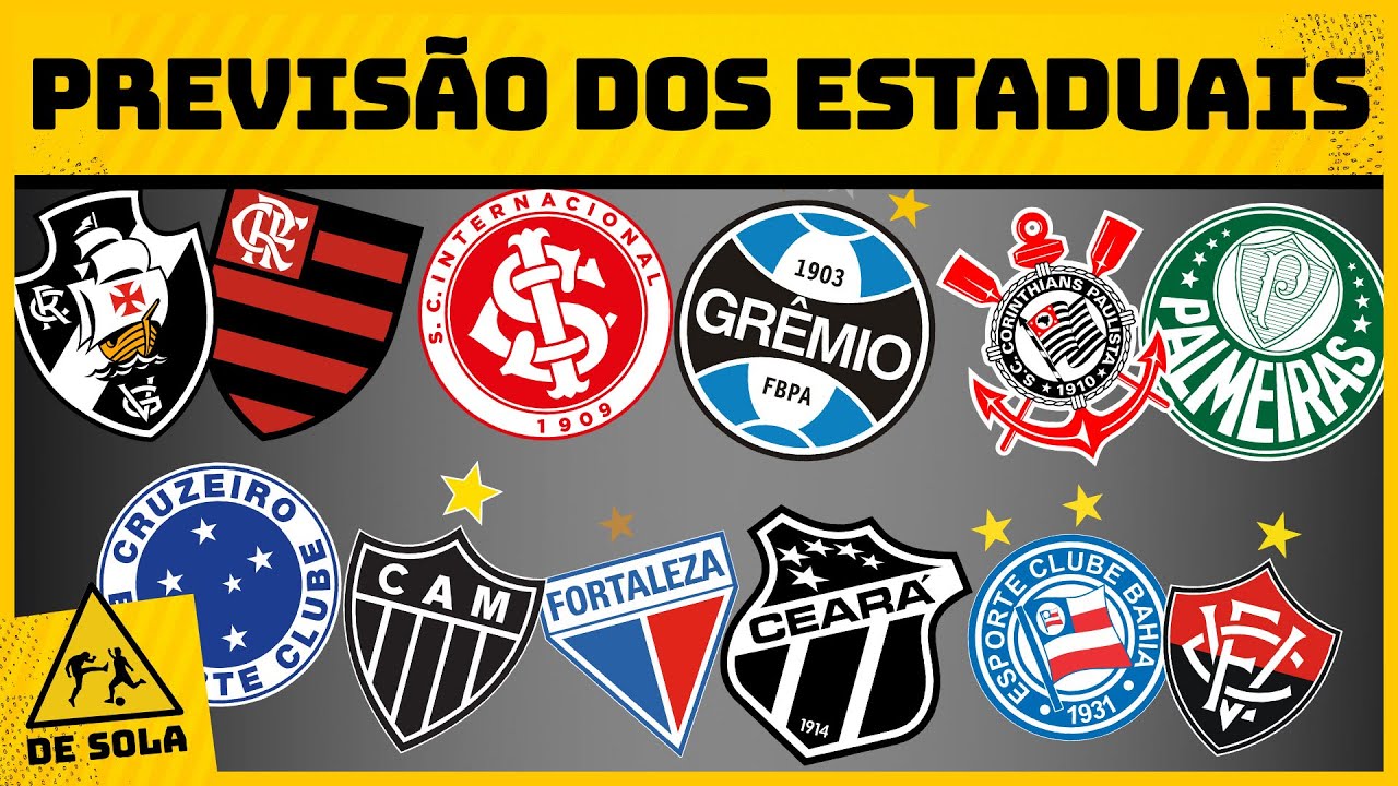 CRAVAMOS OS CAMPEÕES ESTADUAIS DE 2025