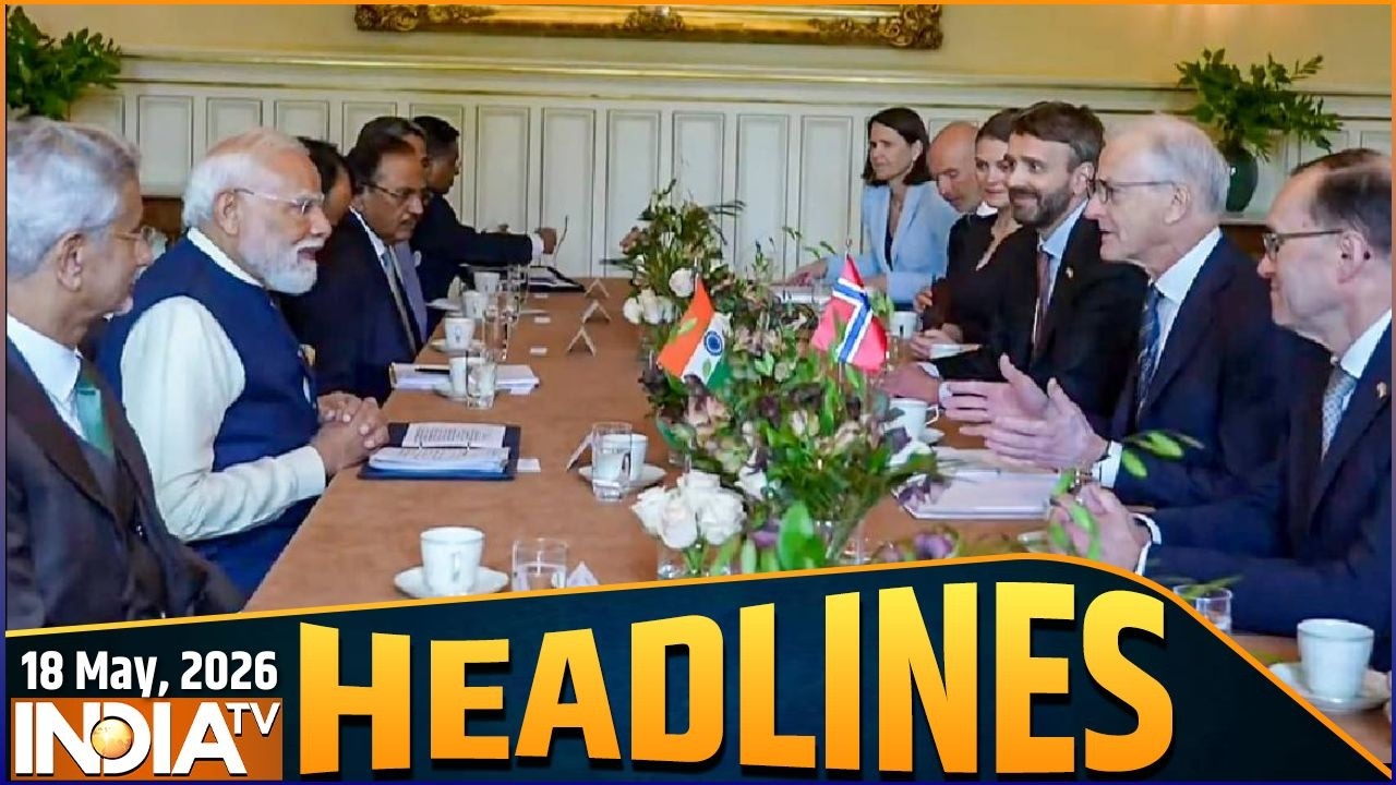 Headlines: स्वीडन के बाद नॉर्वे में मोदी-मोदी की गूंज | PM Modi in Norwa