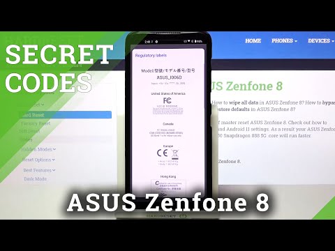 Secret Codes ASUS ZenFone 8 – Hidden Modes / Test Menu