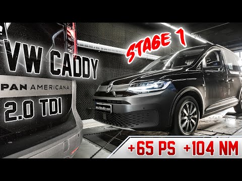 Volkswagen Caddy 2.0 TDI | 80-140 km/h & Prüfstand | mcchip-dkr